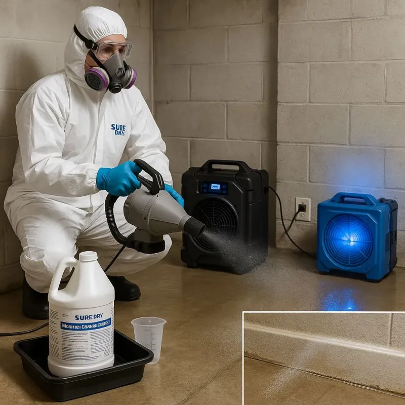 Sanitization and Odor Removal process in Honey Grove, TX