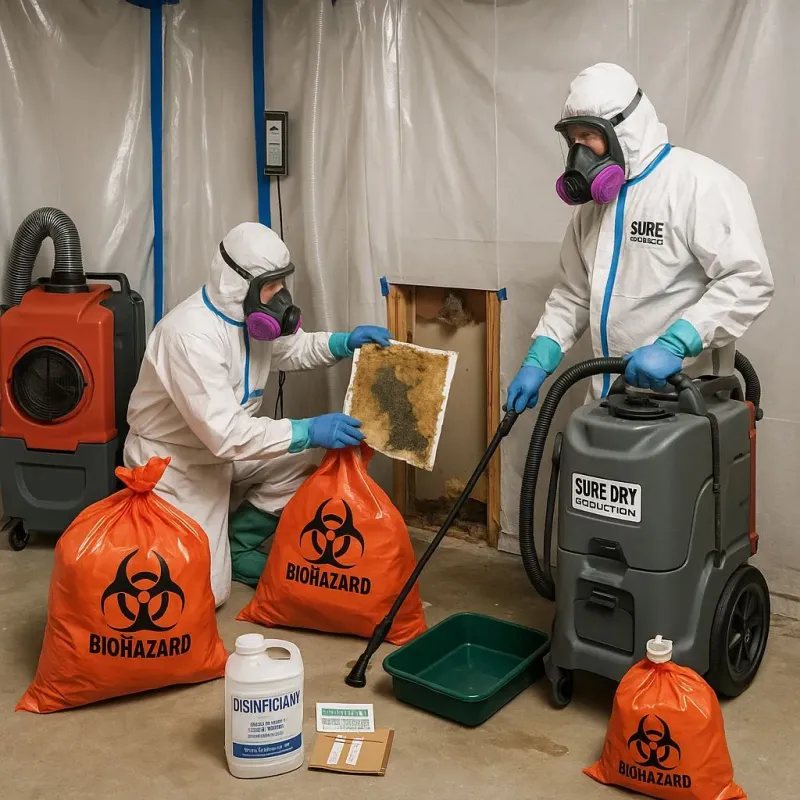Contaminated Water Handling Protocols process in Honey Grove, TX
