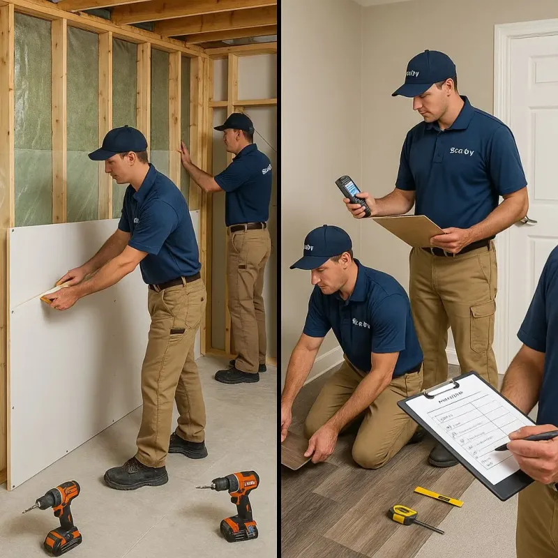 Repairs and Reconstruction process in Honey Grove, TX