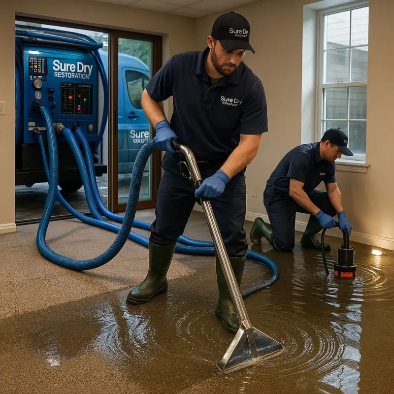 Water Extraction and Removal process in Honey Grove, TX
